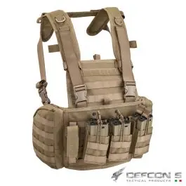 Gilet Tattico Chest Rig MARTE 1000 Denier - Coyote Tan - Defcon 5
