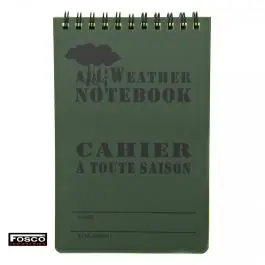 Notebook Impermeabile Grande 15x10 cm Fosco Industries (419231)