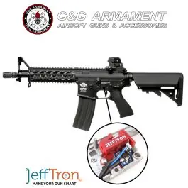Fucile Elettrico CM16 Raider M4 con MOSFET Jefftron Nero G&G Offerta Combo