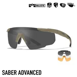 Occhiali Balistici Saber Advanced Tan Lenti Smoke/Clear/Rust Wiley X®
