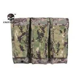 Tasca Tripla Porta Caricatori 5.56 M4 AOR2 Emerson