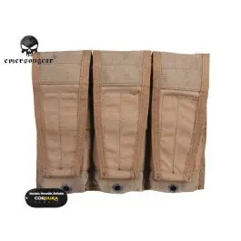 Tasca Tripla Porta Caricatori 5.56 M4 Coyote Brown Emerson