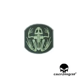Patch in PVC Skeleton Frog Ver.3 Verde Emerson Gea