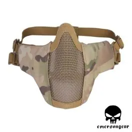 Maschera Mezzo Viso con Rete in Metallo Multicam Emerson