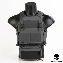 Tactical Vest Gilet Tattico con Chest Rig Wolf Gray Emerson