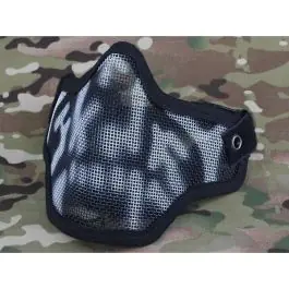 Maschera con Griglia Metallica per Protezione da Softair Nera Emerson
