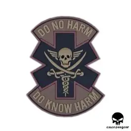 Patch in PVC Do no Harm Emerson (EM5541C)