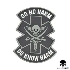 Patch in PVC Do no Harm Emerson (EM5541B)