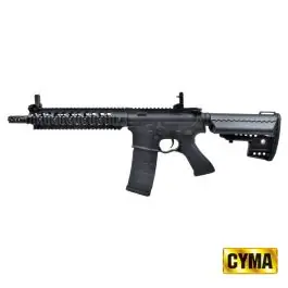 Fucile Elettrico M4 Carbine RIS Full Metal Nero CYMA Completo
