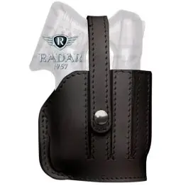 Fondina in cuoio professionale per pistola al peperoncino modello Guardian Angel.