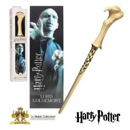Bacchetta di Lord Voldemort e Segnalibro The Noble Collection originale Warner Bros