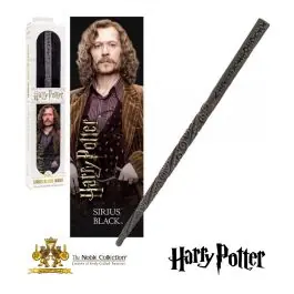 Bacchetta di Sirius Black e Segnalibro The Noble Collection originale Warner Bros