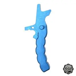 Grilletto RetroArms per AR15 M4 CNC Tipo F Light Blu Gearbox V2