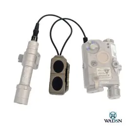 Doppio Controllo remoto per Torcia e Laser Dark Earth ""Tan"" WADSN