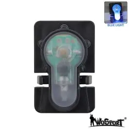 Luce di Segnalazione Blu aggancio Slitte Standard Nero WoSport