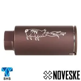 Noveske Flash Hider FDE Tan Parafiamma Amplificatore di Suono in Metallo SHS
