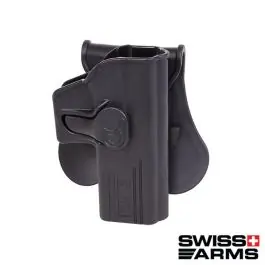 Rigid Holster in polymer x G19 Glock - Black - Swiss Arms (603669)