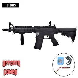 Mitra M4 CQB Comm Combat Marine Full-Metal - Nero - D Boys (5781M) Offerta Combo
