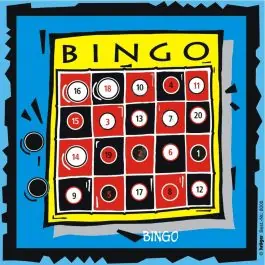 Bersaglio Gioco per Arco Bingo 42.5x42.5 cm Krueger