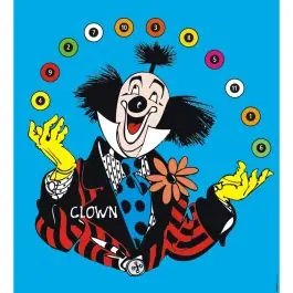 Bersaglio Gioco per Arco Clown 65x65 cm Krueger