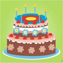 Bersaglio Gioco per Arco Torta 65x65 cm Krueger
