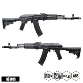Fucile Elettrico AK-74 Metallo e Polimero Nero D Boys