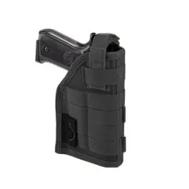 Fondina universale ambidestra per pistola nera Outac