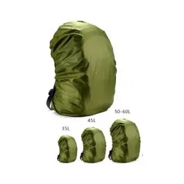 copri zaino impermeabile verde 45lt