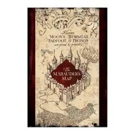 Poster Mappa del Malandrino dal film Harry Potter 61 x 91,5 cm Prodotto ufficiale Pyramid International.