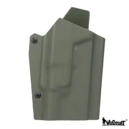 Fondina Kydex Quick Pull per Serie Glock 17 anche con Torcia XH35 Olive Drab ""Verde"" WoSport