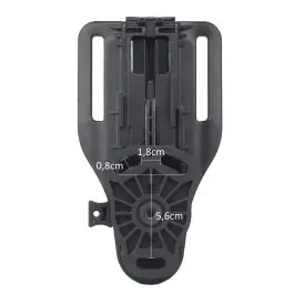 Adattatore Regolabile da Cintura per Fondine Quick Pull Nero WoSport (WO-GB60B)