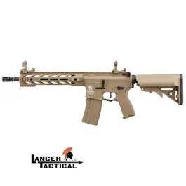 Fucile Elettrico M4 Hybrid M-LOK 10"" LT-25 ETU Tan Lancer Tactical (LK9026)