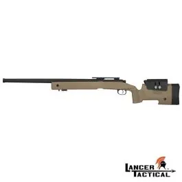 Lancer Tactical M40A3 Bolt Action FDE Spring Rifle (LR4012)