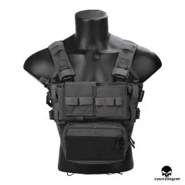 Gilet Tattico Chest Rig Micro Fight Chassis MK3 Wolf Gray Emerson Gear