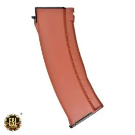 Caricatore Monofilare MID-CAP 120 BBs in Polimero per serie AK74N Arancione - E&L