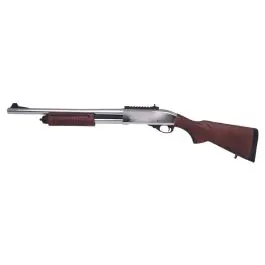 Fucile a Pompa a Gas ver. Long in Vero Legno Silver Golden Eagle