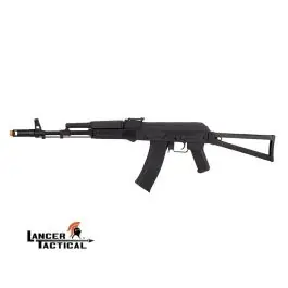 Fucile AK-74M AEG con MOSFET ETU è calcio pieghevole Lancer Tactical