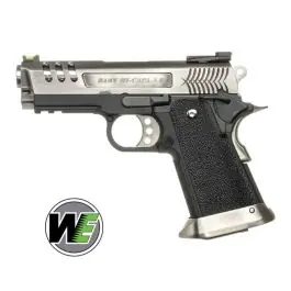Pistola a gas HI-CAPA 3.8 DEINONYCHUS silver WET Custom Blowback nera WE