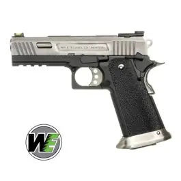 Pistola a gas HI-CAPA 4.3 ALLOSAURUS Silver WET Custom Blowback nera WE