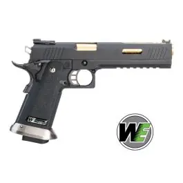 Pistola a gas HI-CAP 6.0 IREX Nero/Oro WET Custom Blowback nera WE