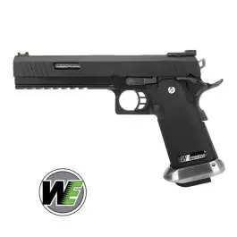Pistola a gas HI-CAP 6.0 IREX B nero/silver WET Custom Blowback nera WE