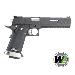 Pistola a gas HI-CAP 6.0 IREX Force nero/silver WET Custom Blowback nera WE