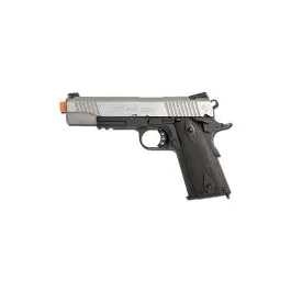 Pistola 1911 a co2 con Loghi originali Colt Nera/Silver