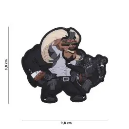 Patch Wick Ox in PVC con Velcro