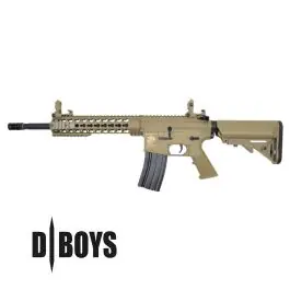 Fucile elettrico M4 KEYMOD DA 10"" ETU VERSION Combat Marine D BOYS TAN