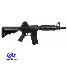 Fucile Elettrico M4 CQB RIS Carabine canna corta Con Loghi COLT Nero