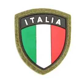 Patch con velcro Scudetto italia PVC Defcon 5