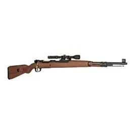 Mauser kar98K a molla in polimero completo di ottica 3-7x28m