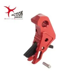 Grilletto cnc rosso per pistola aap-01 - action army