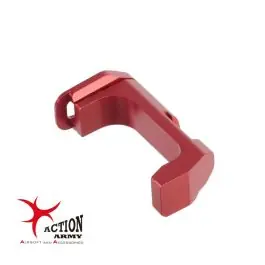 Pulsante sgancio caricatore maggiorato CNC Rosso per pistola AAP-01 - Action Army